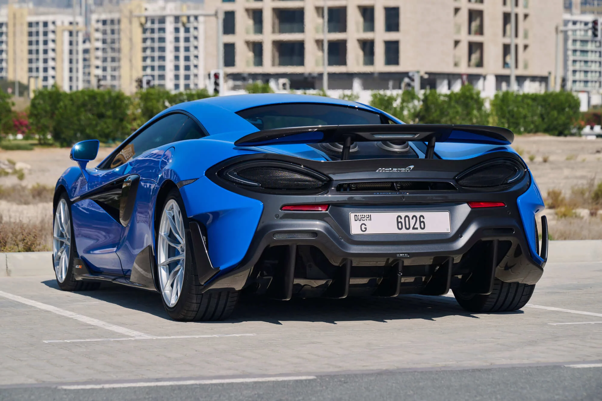 Paris Blue McLaren 600LT