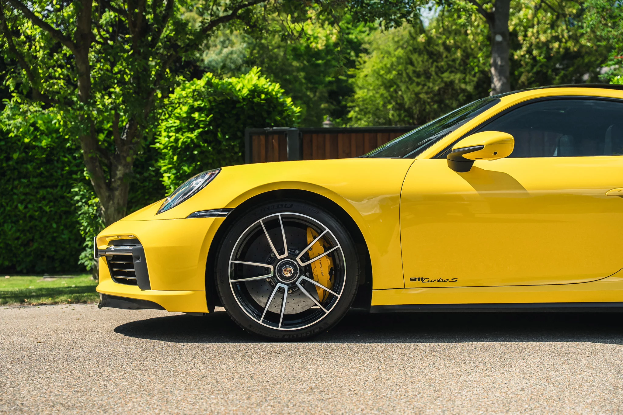 Racing Yellow Porsche 911 Turbo