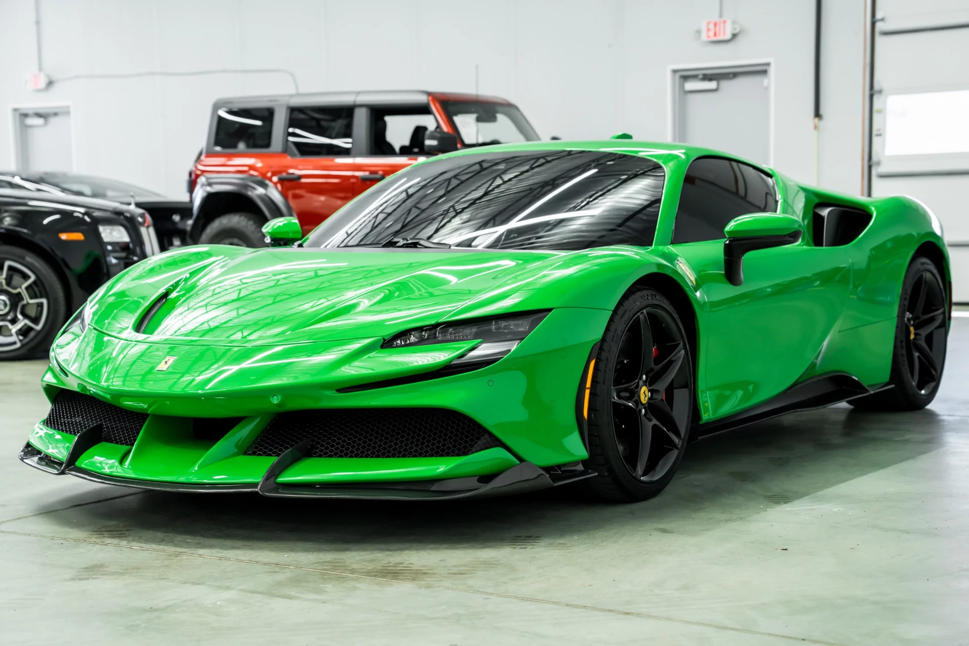 Signal Green Ferrari SF90
