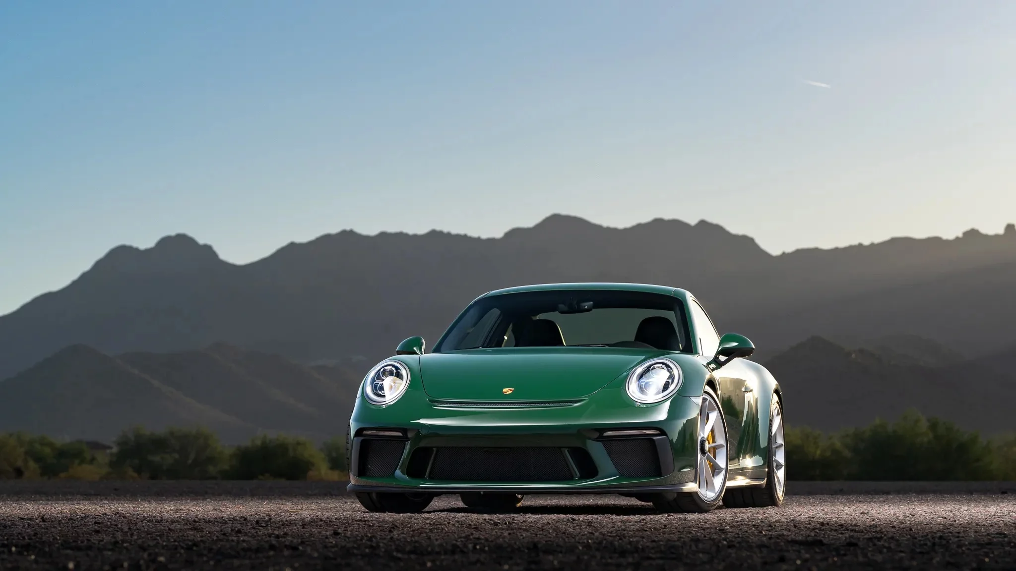 British Racing Green Porsche 911 GT3