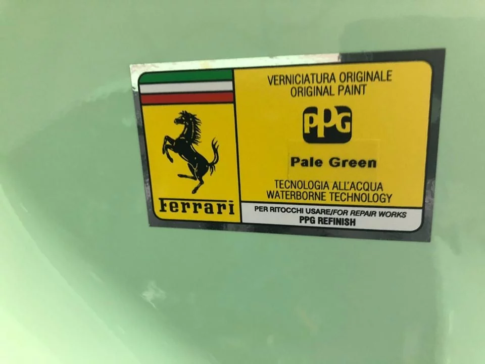 Paint code sticker
