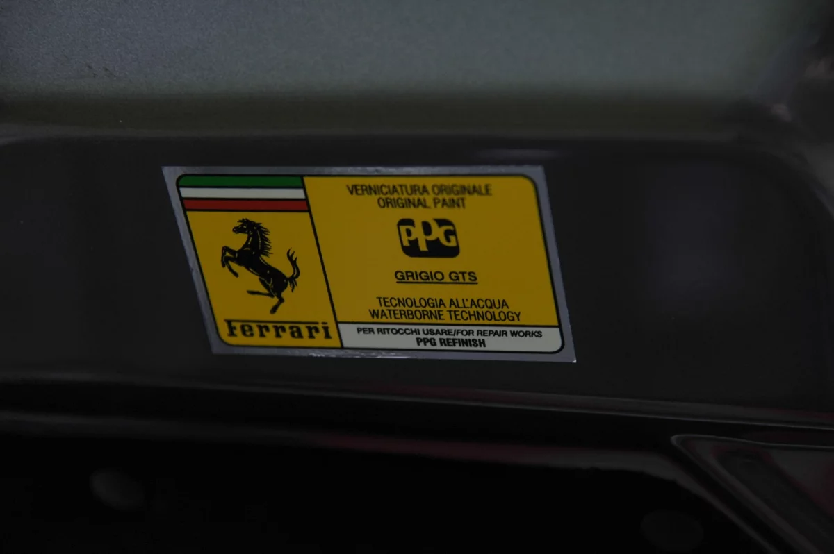 Paint code sticker