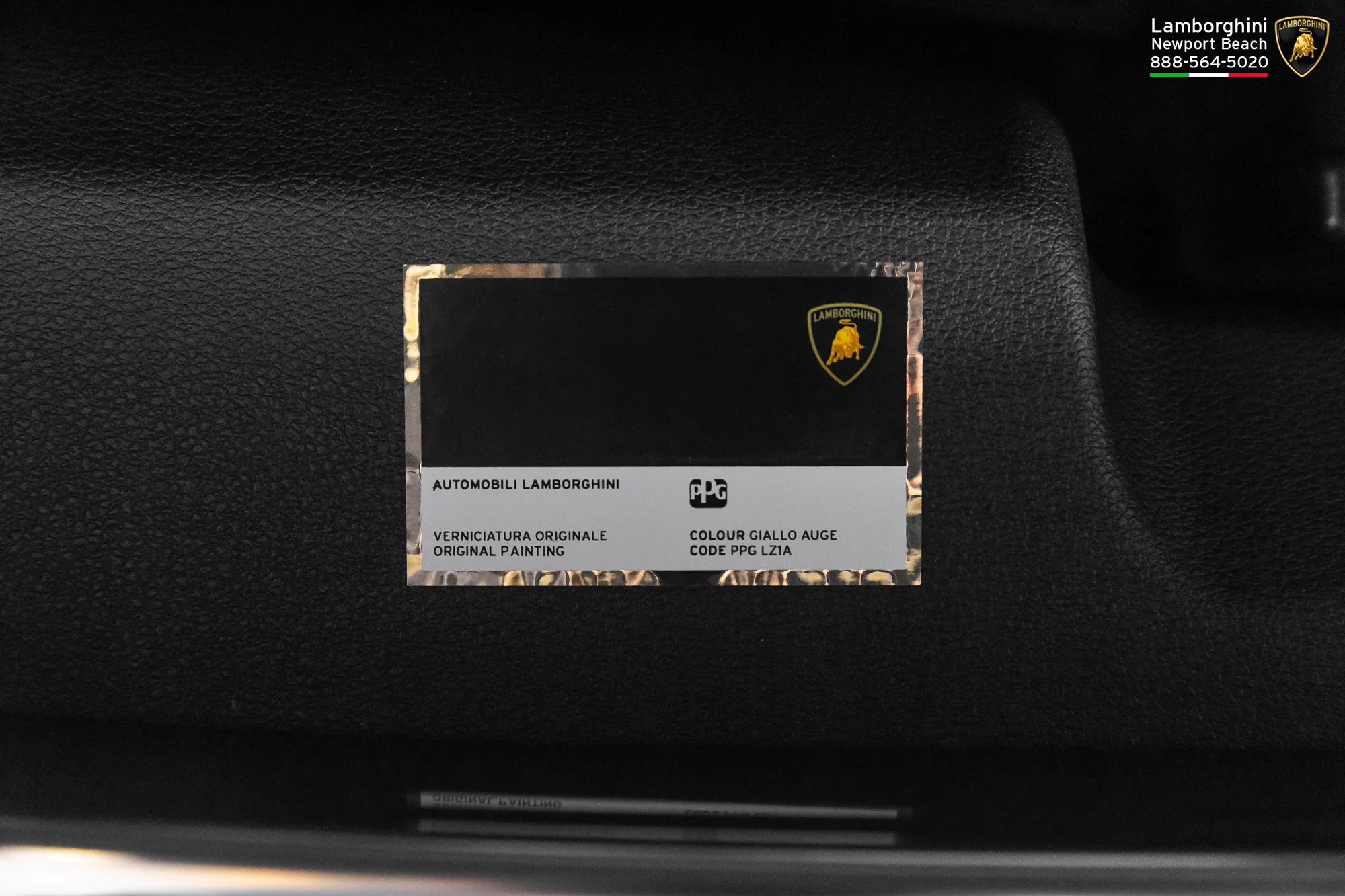 Paint code sticker