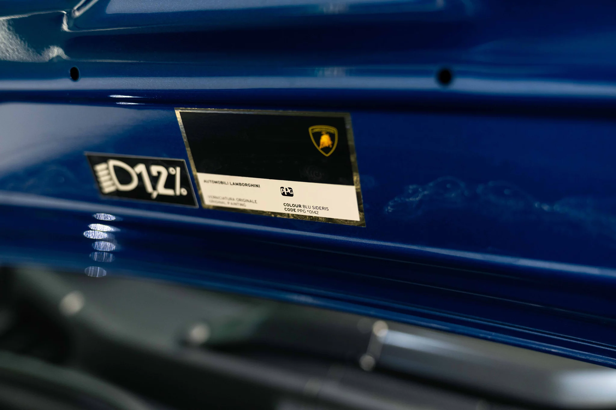 Paint code sticker
