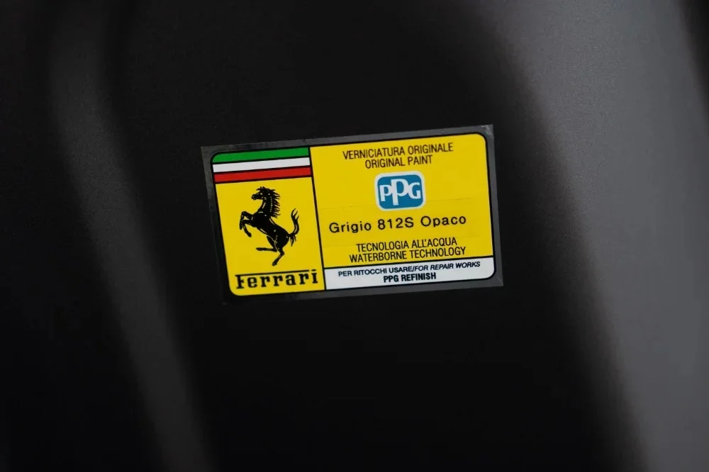 Paint code sticker