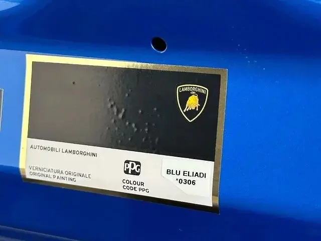 Paint code sticker