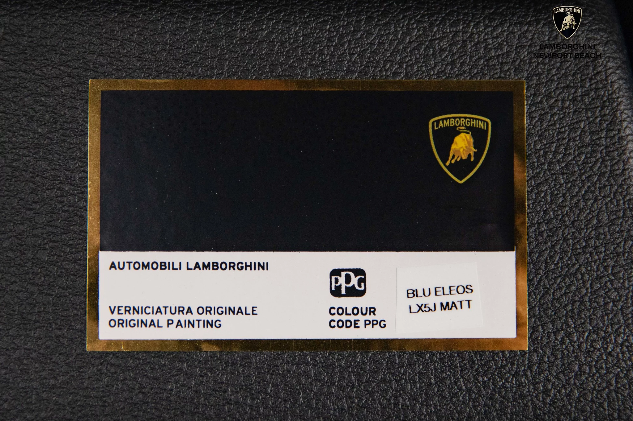 Paint code sticker