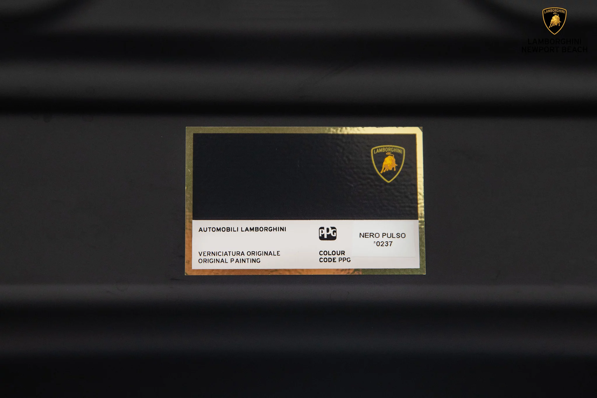 Paint code sticker