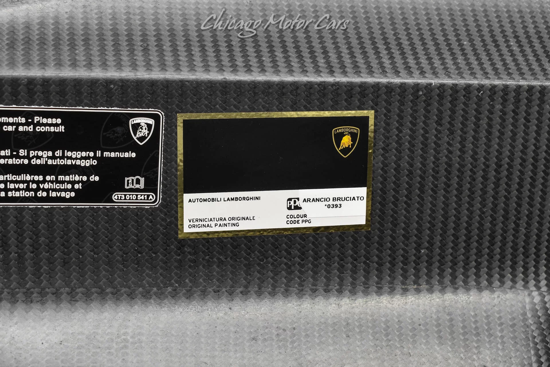 Paint code sticker