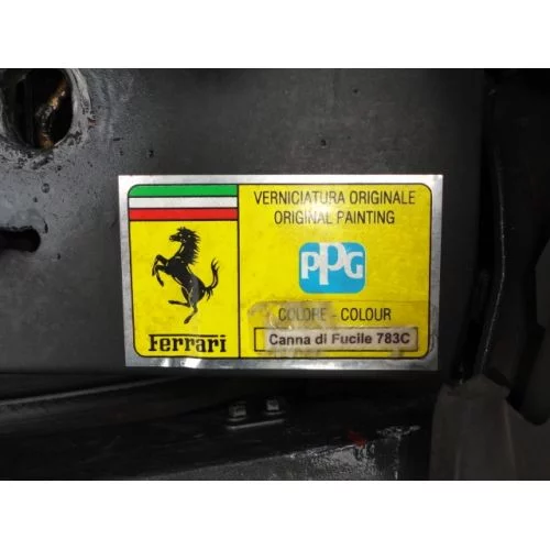 Paint code sticker