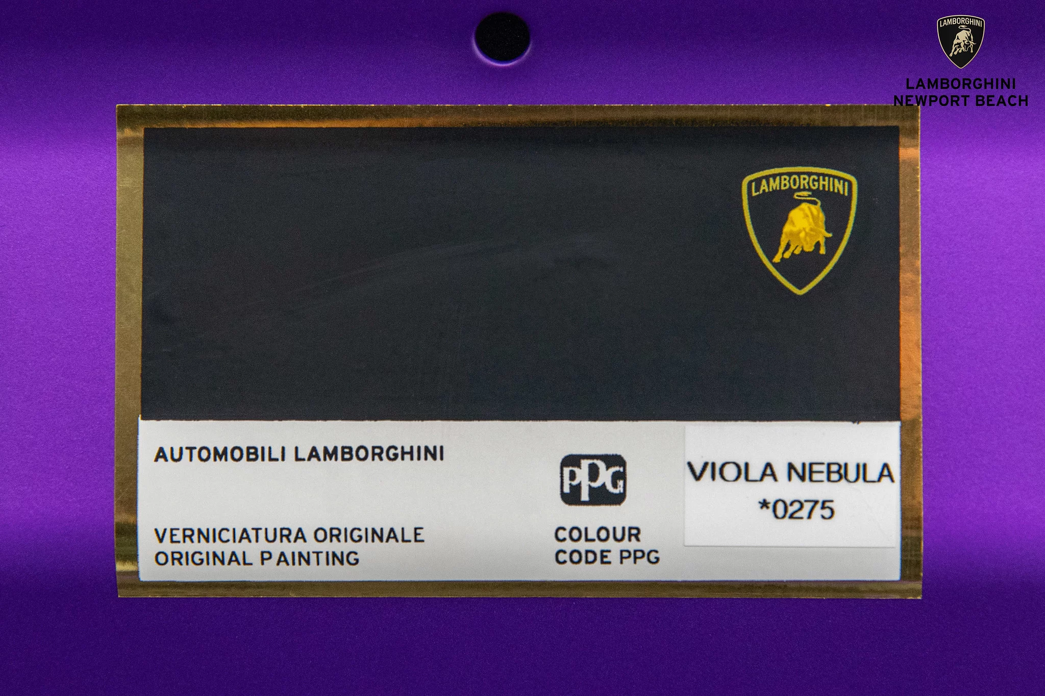 Paint code sticker