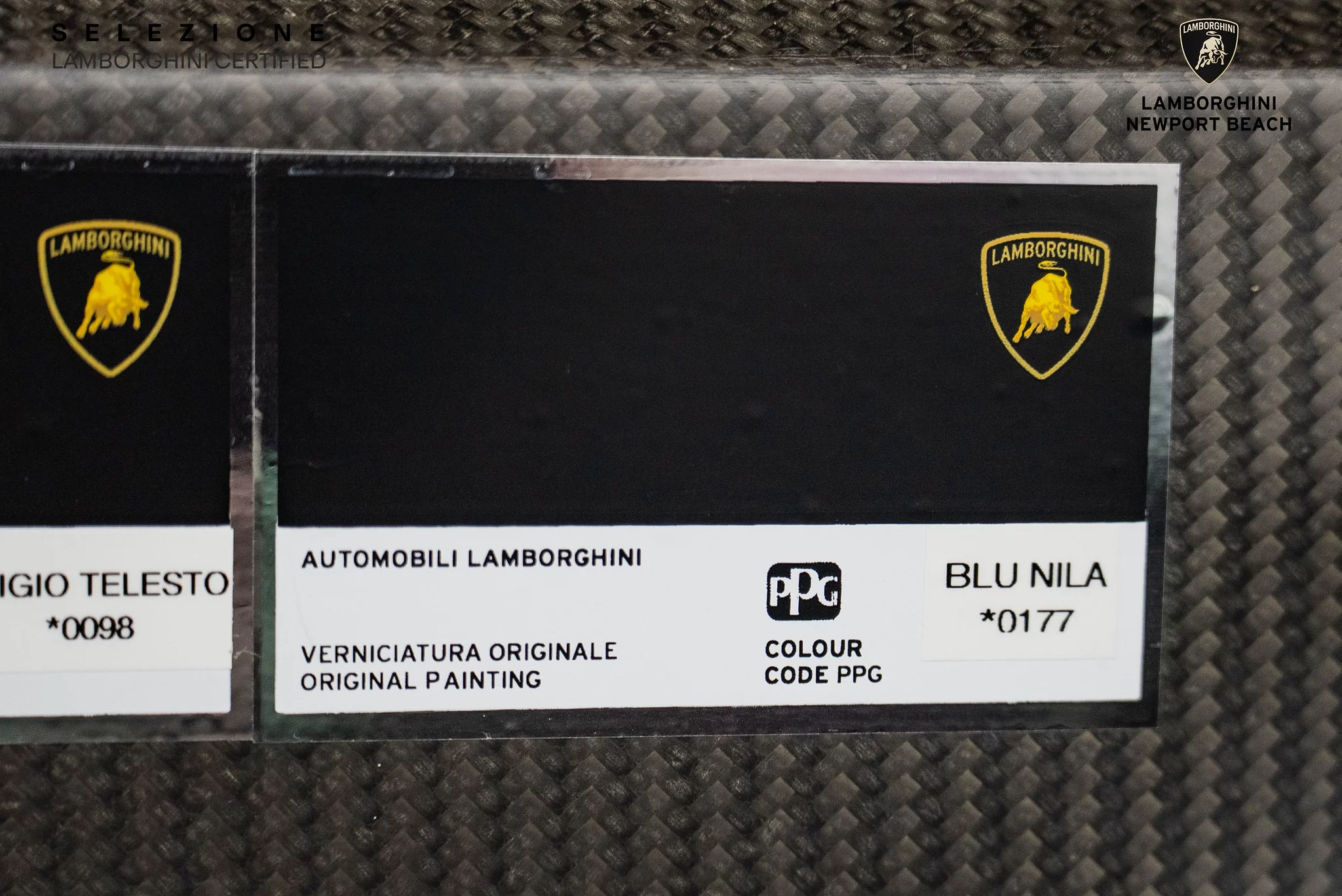 Paint code sticker