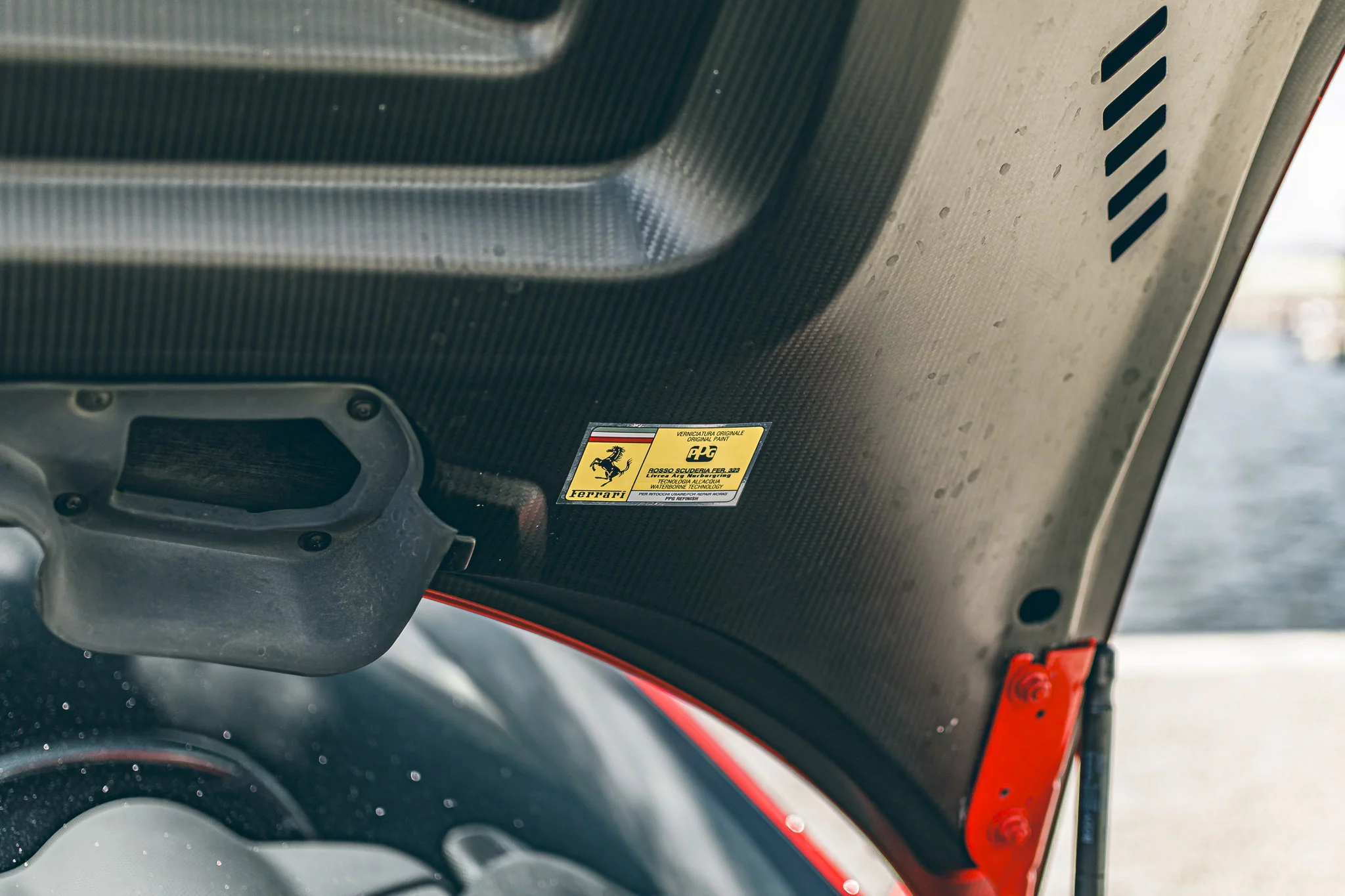 Paint code sticker